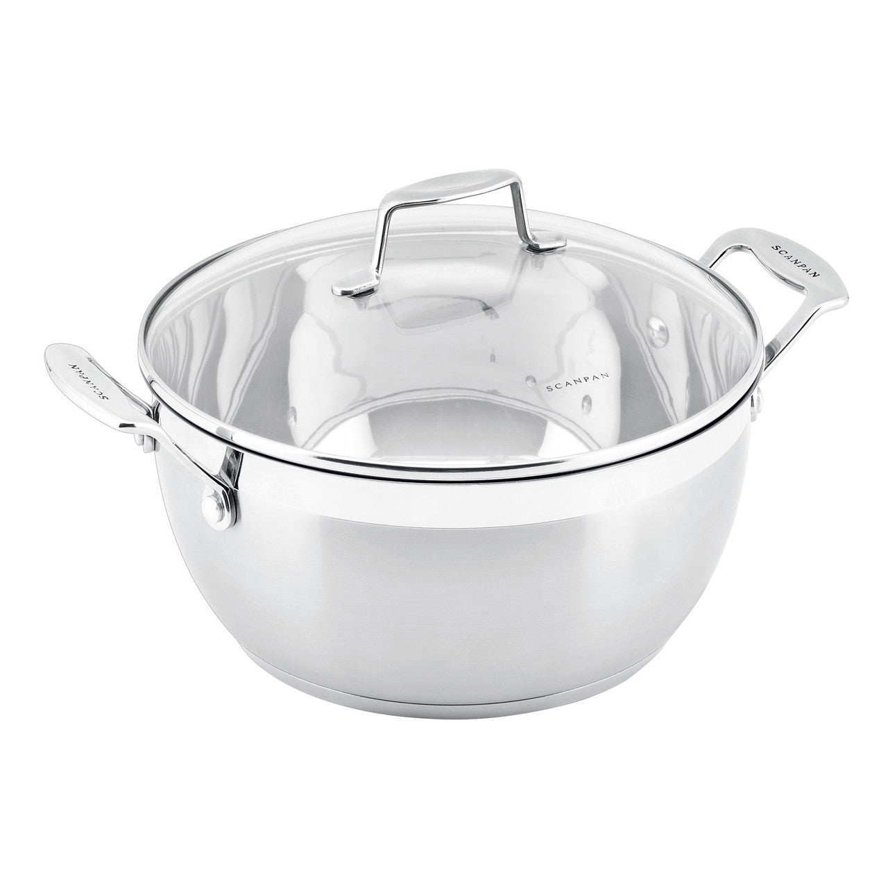 Scanpan Impact 32cm/8.5L Covered Stew Pot - Stainless Steel, Induction Compatible