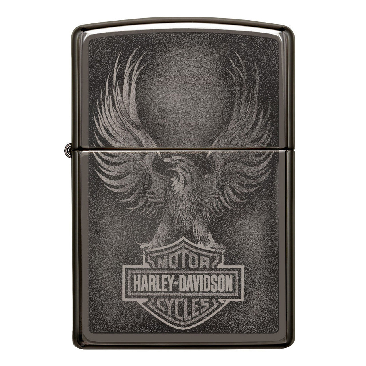 Black Ice case Harley-Davidson¨ Design Zippo 91044