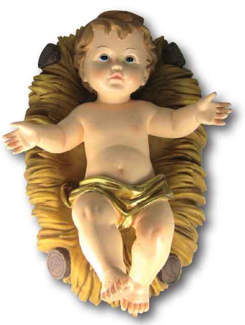 Baby Jesus Cradle/Crib Religious Nativity Christmas Figurine 5/11/20cm