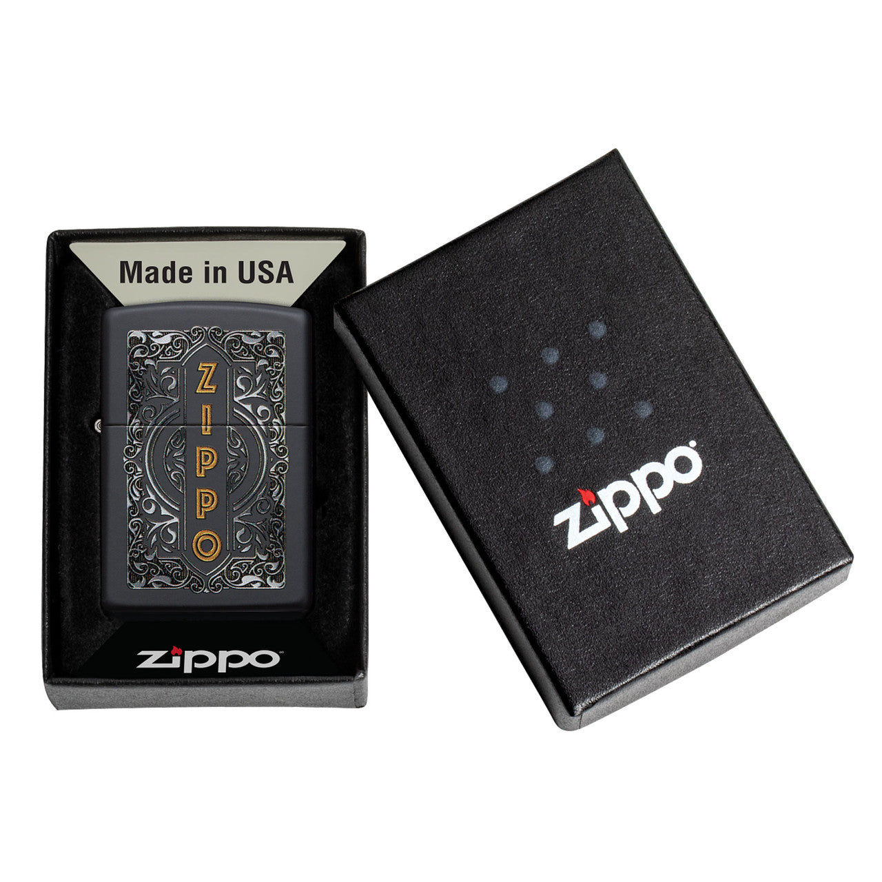 Design Black Matte Colour Zippo 97535