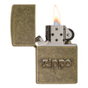 Antique Brass Stamped Zippo 98994