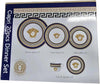 House of Florence Capri Greek Key Mediterranean Style 20 Piece Dinner Set with Gift Box