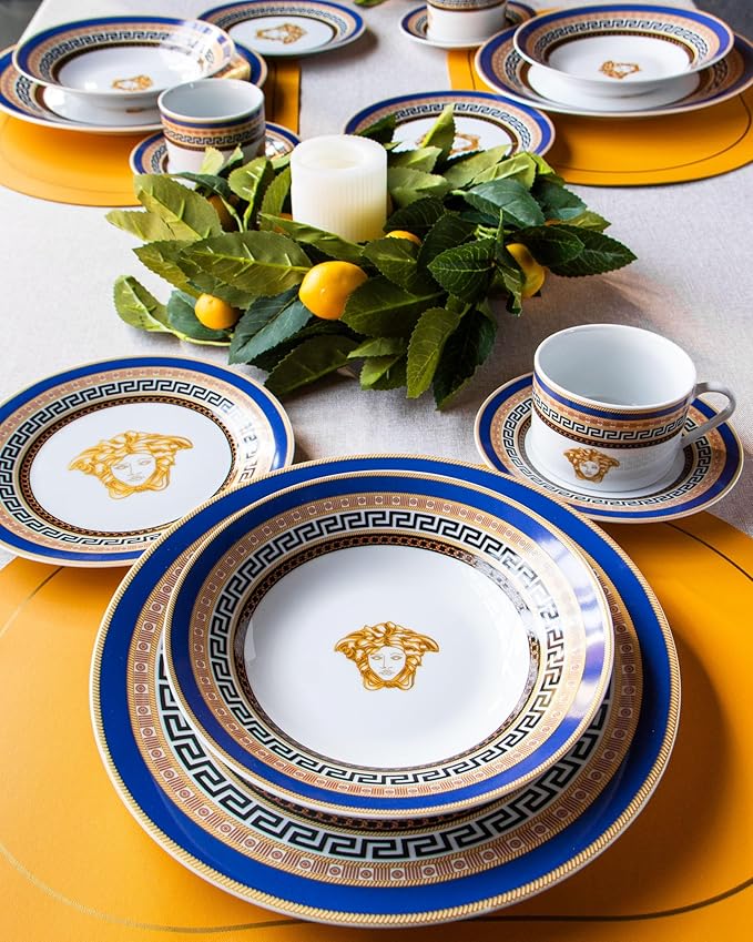 Greek key dinnerware set best sale