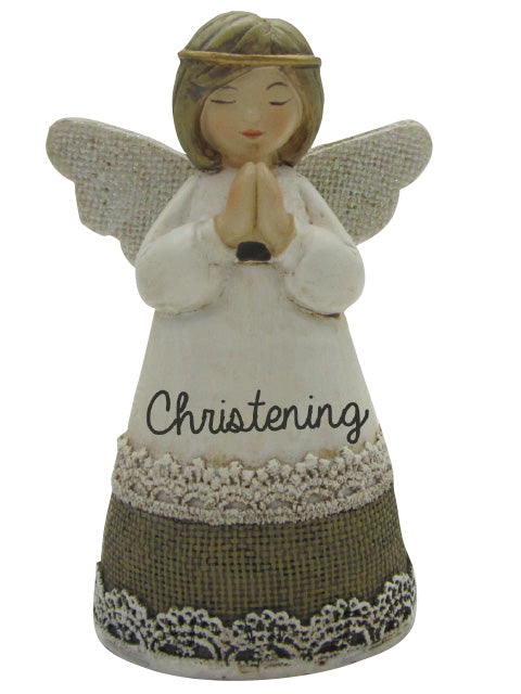 Religious Statue 10.5cm Little Blessing Angel - Christening - Gift Box