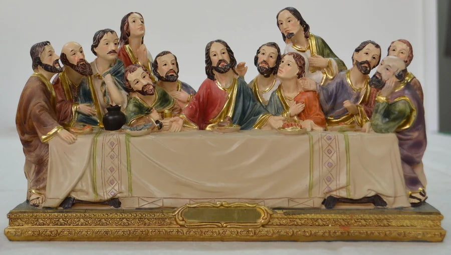 Last Supper Resin Statue Religious