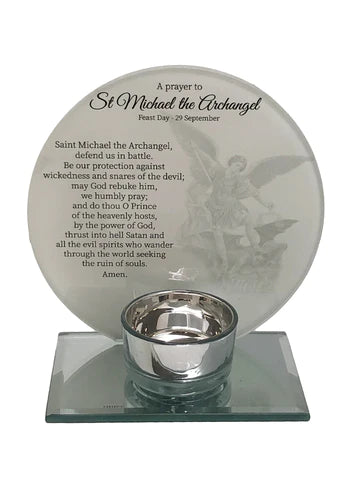 Tealight Candleholder St Michael the Archangel