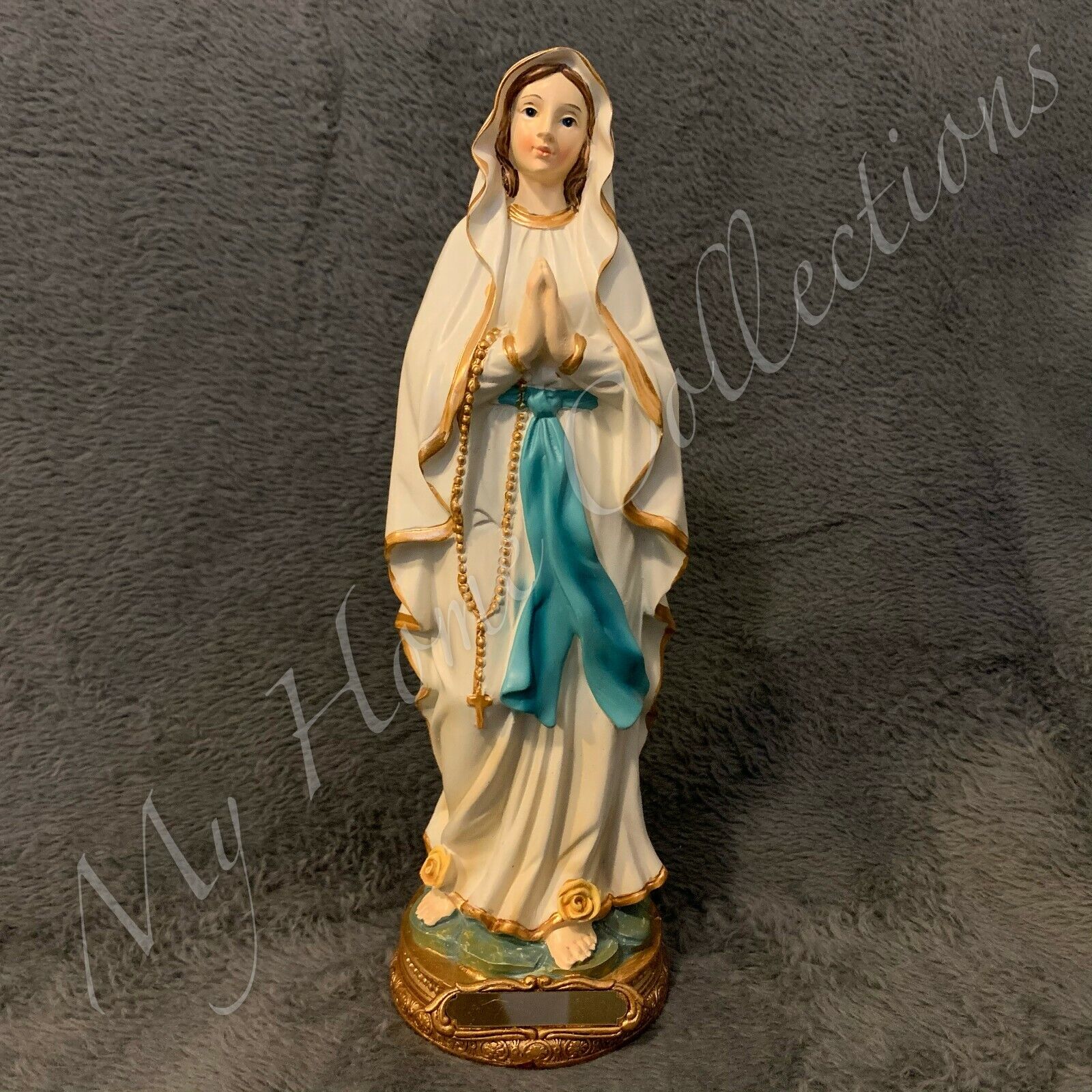 Our Lady of Lourdes Statue 30cm Polyresin Sculpture Religious